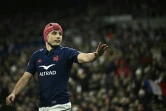 Le joueur de rugby français Louis Bielle-Biarrey pendant le match du Tournoi des six nations contre l'Ecosse au Stade de France le 15 mars 2025.
