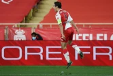 L'attaquant de Monaco Wissam Ben Yedder après un but contre Nice, au stade Louis-II