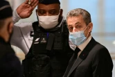 Nicolas Sarkozy au tribunal de Paris le 7 décembre 2020