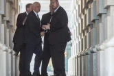 Le vice-président Mike Pence et le prochain secrétaire général par intérim de la Maison Blanche Mick Mulvaney arrivent au Capitole à Washington, le 22 décembre 2018