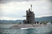 Le "Casabianca", un SNA du type Rubis comme La Perle, quitte Toulon pour une mission d'entraînement, le 19 octobre 2009
