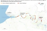 Estuaire de la Seine : zones d'accumulation des déchets plastiques