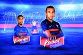 Le néophyte Jules Koundé dévoilé juste devant Presnel Kimpembe, lors de l'annonce des Bleus retenus pour l'Euro, sur le plateau de TF1 à Boulogne Billancourt, le 18 mai 2021 