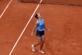 La Française Loïs Boisson victorieuse de l'Américaine Jessica Pegula à Roland-Garros, le 2 juin 2025 