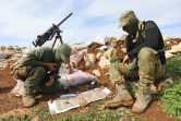 Des rebelles syriens soutenus par la Turquie à Salwah, à 10 km de la frontière turque, le 19 février 2018