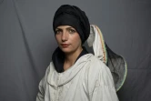 L'apicultrice Ghuncha Gul Karim, 35 ans, pose pour un portrait à Herat, le 4 août 2022. 