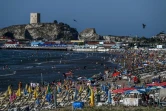 Une plage de la mer Noire, dans le district de Sile, province d'Istanbul, le 28 juillet 2022