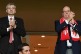 Le président et le prince de Monaco : Dmitry Rybolovlev et Albert II, le 14 mai 2017 au Stade Louis-II