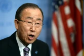 Le secrétaire général de l'ONU, Ban Ki-moon, le 6 janvier 2016 à New York