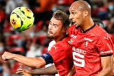 Le milieu de terrain international du Stade Rennais, Steven Nzonzi (droite), lors du match contre Monaco, le 19 septembre 2020 à Rennes