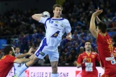L'Islandais Olafur Andres Gudmundsson contre la Macédoine lors du du Mondial de hand, le 19 janvier 2017 à Metz
