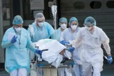 Transfert d'un patient atteint du Covic-19 en réanimation à Mulhouse vers un hôpital du sud de la France le 17 mars 2020