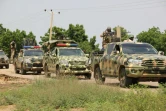 Patrouille de soldats nigérians le 12 octobre 2019, après des attaques meurtrières dans le nord-ouest du Nigeria