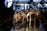 Défilé Dolce&Gabbana lors de la Fashion Week de Milan, le 11 janvier 2020  
