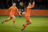 La France voudra éviter les Pays-Bas de Sherida Spitse, buteuse contre la Suisse en barrages du Mondial, le 9 novembre 2018 à Utrecht