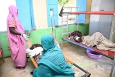 Des patients atteints par le choléra soignés dans une clinique de l'État de la mer Rouge, au Soudan, le 25 septembre 2024