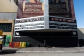 Un cinéma fermé à Oakland (Californie) le 12 février 2021