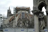 Le chantier de reconstruction de Notre-Dame de Paris, le 28 janvier 2020
