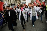 Manifestation contre la réforme des retraites à Paris, le 3 février 2020 