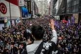 Imposante manifestation pro-démocratie à Hong Kong, le 1er janvier 2020
