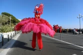 Un des artistes de la parade du carnaval de Nice, le 16 février 2019