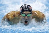 L'Américain Michael Phelps lors du 200 m papillon le 9 août 2016 à Rio