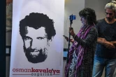 Portrait de l'homme d'affaires et philanthrope Osman Kavala, emprisonné depuis plus de trois ans en Turquie sans avoir été condamné
