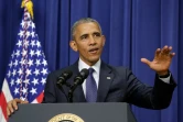 Le président américain Barack Obama lors d'une conférence de presse à la Maison Blanche à Washington, le 22 juillet 2016