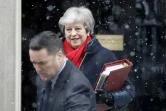 La Première ministre Theresa May quitte le 10 Downing street, à Londres, le 28 février 2018 