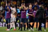 Les joueurs de Barcelone se qualifient pour les demi-finales de Ligue des champions en battant Manchester United 3 à 0 au Camp Nou le 16 avril 2019