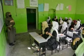 Une école pour filles à Kaboul, le 23 mars 2022