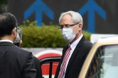 L'ancien exécutif de Nissan, Greg Kelly (c) arrive au tribunal à Tokyo, le 15 septembre 2020