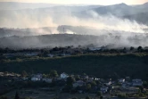 Incendies près du village de Vogüé en Ardèche le 27 juillet 2022