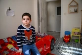 Mohammad Imadedine, 5 ans, réfugié syrien, le 26 février 2021 à Gaziantep, dans le sud-est de la Turquie