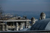 Vue depuis les dômes de la mosquée de Süleymaniye, construite au XVIe siècle, le 16 février 2022