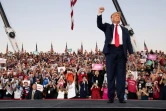 Le président américain Donald Trump participe à un meeting de campagne à Orlando en Floride, le 12 octobre 2020 