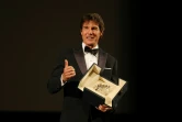 L'acteur américain Tom Cruise reoit une Palme d'or d'honneur, le 18 mai 2022 au Festival de Cannes