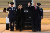 Le président américain Donald Trump et la candidate républicaine au Sénat, Cindy Hyde-Smith, à Tupelo, dans le Mississippi, le 26 novembre 2018