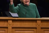 Hillary Clinton, le 23 octobre 2016 à Durham (Caroline du Nord) 