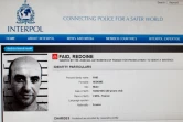 Reproduction de la page web d'Interpol signalant le profil de Redoine Faïd, le 13 avril 2013