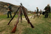 Des passionnés font revivre les affres de Verdun, symbole de la Grande Guerre, le 24 août 2018 à Verdun (Meuse)