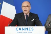 Le ministre de l'Intérieur Bernard Cazeneuve à Cannes le 9 mai 2016