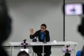 L'ancien candidat à la présidentielle pour l'opposition, Henrique Capriles, en conférence de presse le 19 novembre 2021 à Caracas