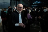 L'avocat de Nordahl Lelandais, Me Alain Jakubowicz , quitte la cour d'assises de l'Isère, le 17 février 2022 à Grenoble