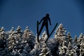 Une athlète lors du combiné nordique des Jeux olympiques d'hiver de la Jeunesse, le 18 janvier 2020 à Premanon près de Lausanne 
