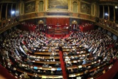 Nicolas Sarkozy fait un discours au Château de Versailles devant les deux chambres du Parlement réunies en Congrès, pour la première fois de la Ve République, le 22 juin 2009