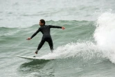 Le surfeur Eric Dargent, le 18 septembre 2016 à Saint-Jean-de-Luz