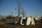 Les dégâts après le passage d'une tornade à Mayfield, dans le Kentucky, le 12 décembre 2021