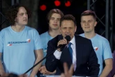 Le candidat malheureux à la présidentielle le maire de Varsovie, Rafal Trzaskowski lors d'un meeting de campagne le 12 juillet 2020