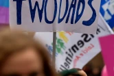 Des militants LGBT manifestent à Rome le 5 mars 2016